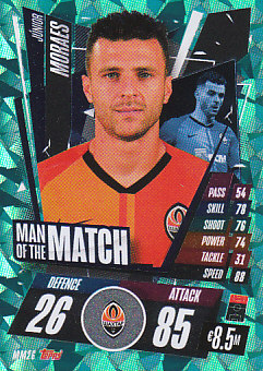 Junior Moraes Shakhtar Donet 2020/21 Topps Match Attax CL Man of the Match #MM26